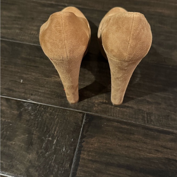 Christian Louboutin Brown Suede Heels - Picture 8 of 9